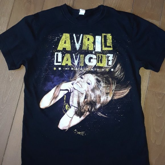 Ten Tops - Avril Lavigne "The Black Star Tour" T-shirt